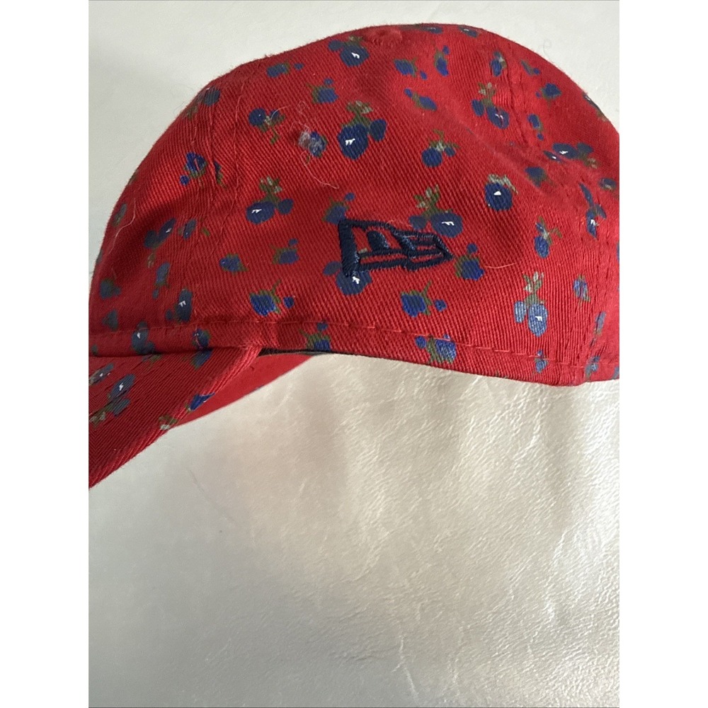 Youth St Louis Cardinals 9Twenty New Era Floral Print Adjustable Hat Red Purple - Picture 2 of 6